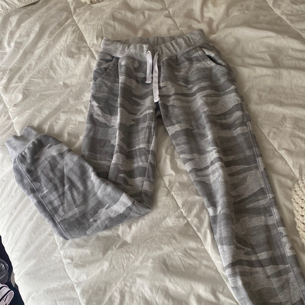 Gray Camo Joggers